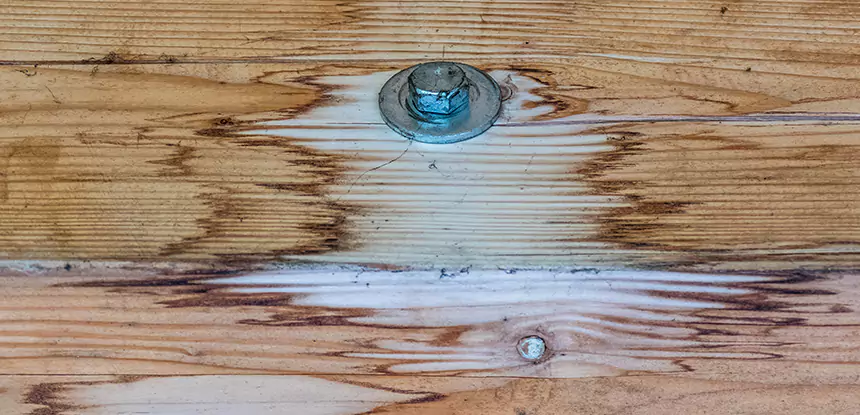 Fixing Water Marks on Wood in Talking Rock